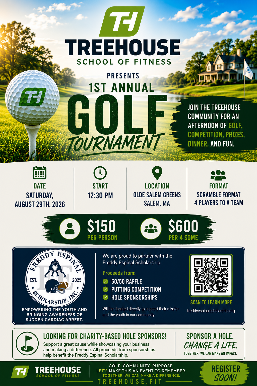 Golf Tournament honoring Freddy’s Legacy