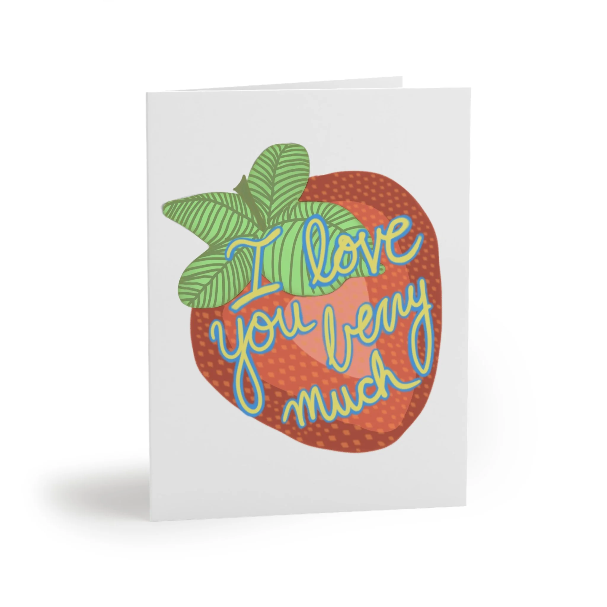 I Love You Berry Much - 8 Greeting Cards
