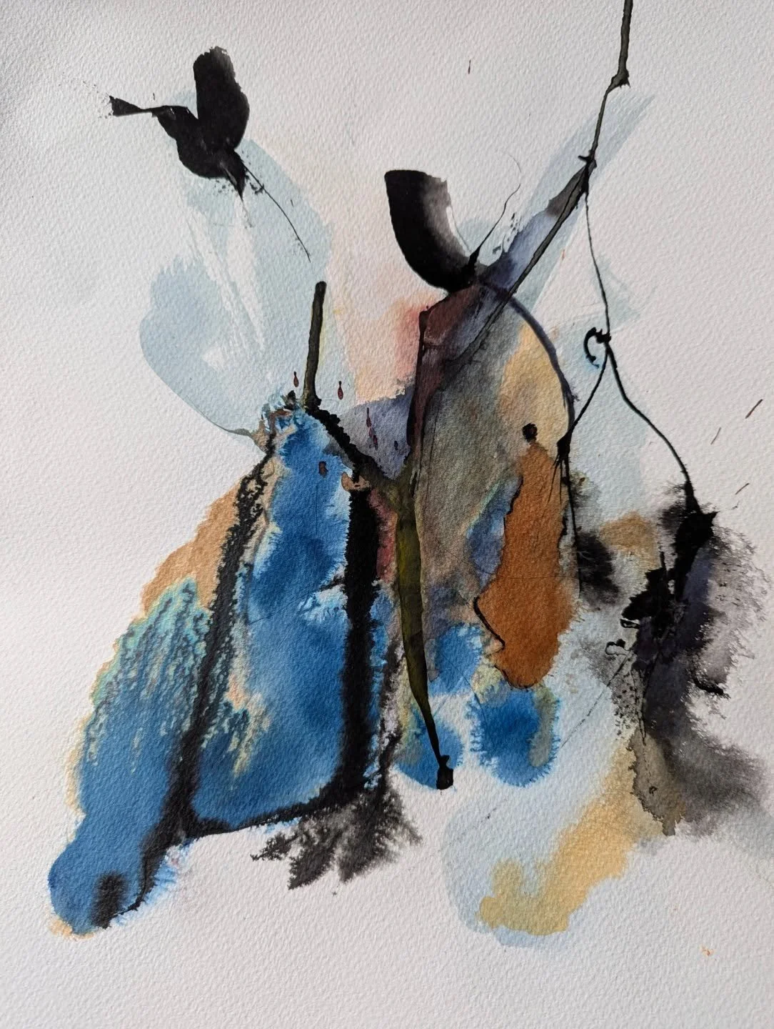 'Heading to the Temple', 11x14 watercolor and ink will be making an appearance at Moonbrook Manor Aug 9. 
#moonb.rook #meditativeart #buddhistart #galleryshow #thenakedcomposer