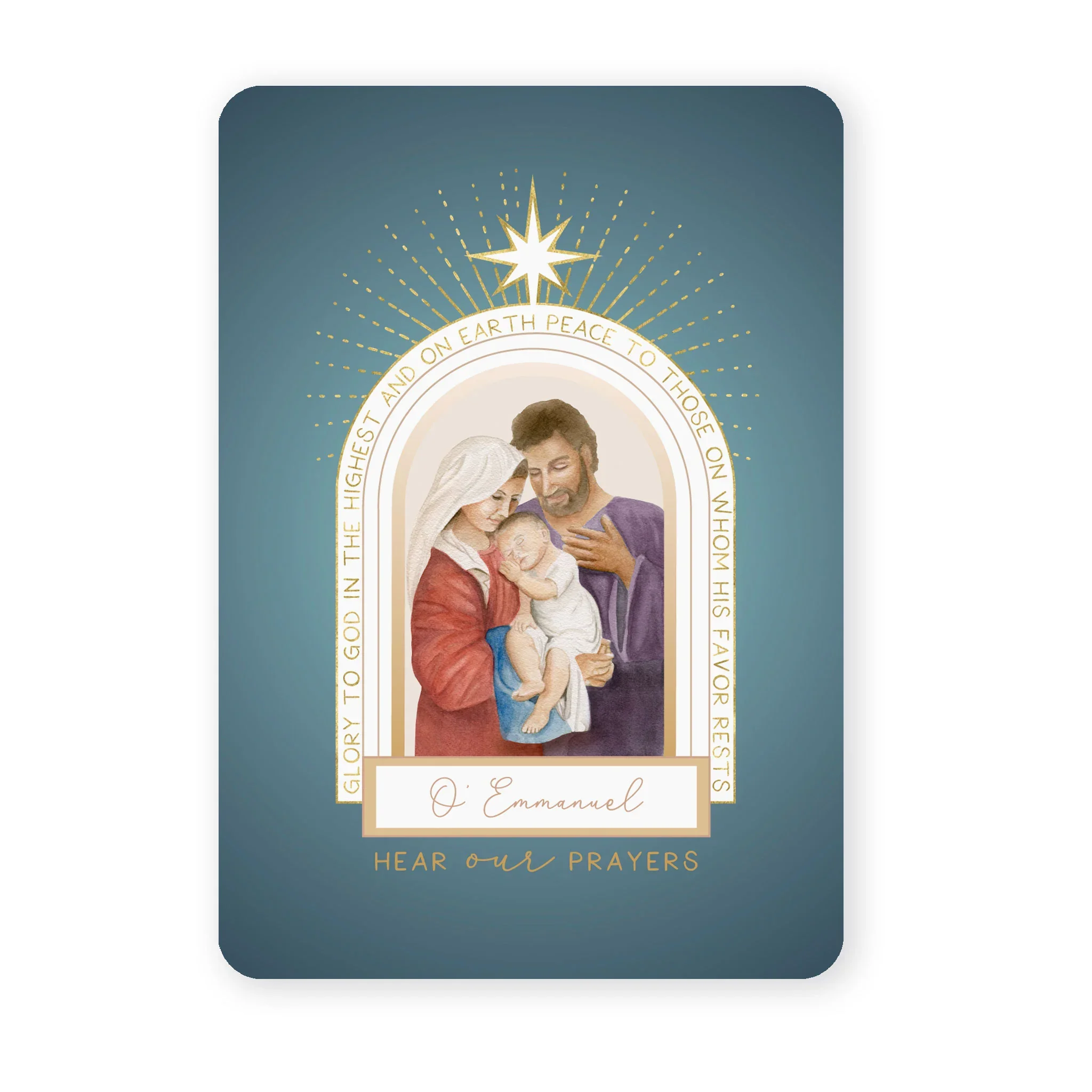 St. Andrew Christmas Novena Prayer Card