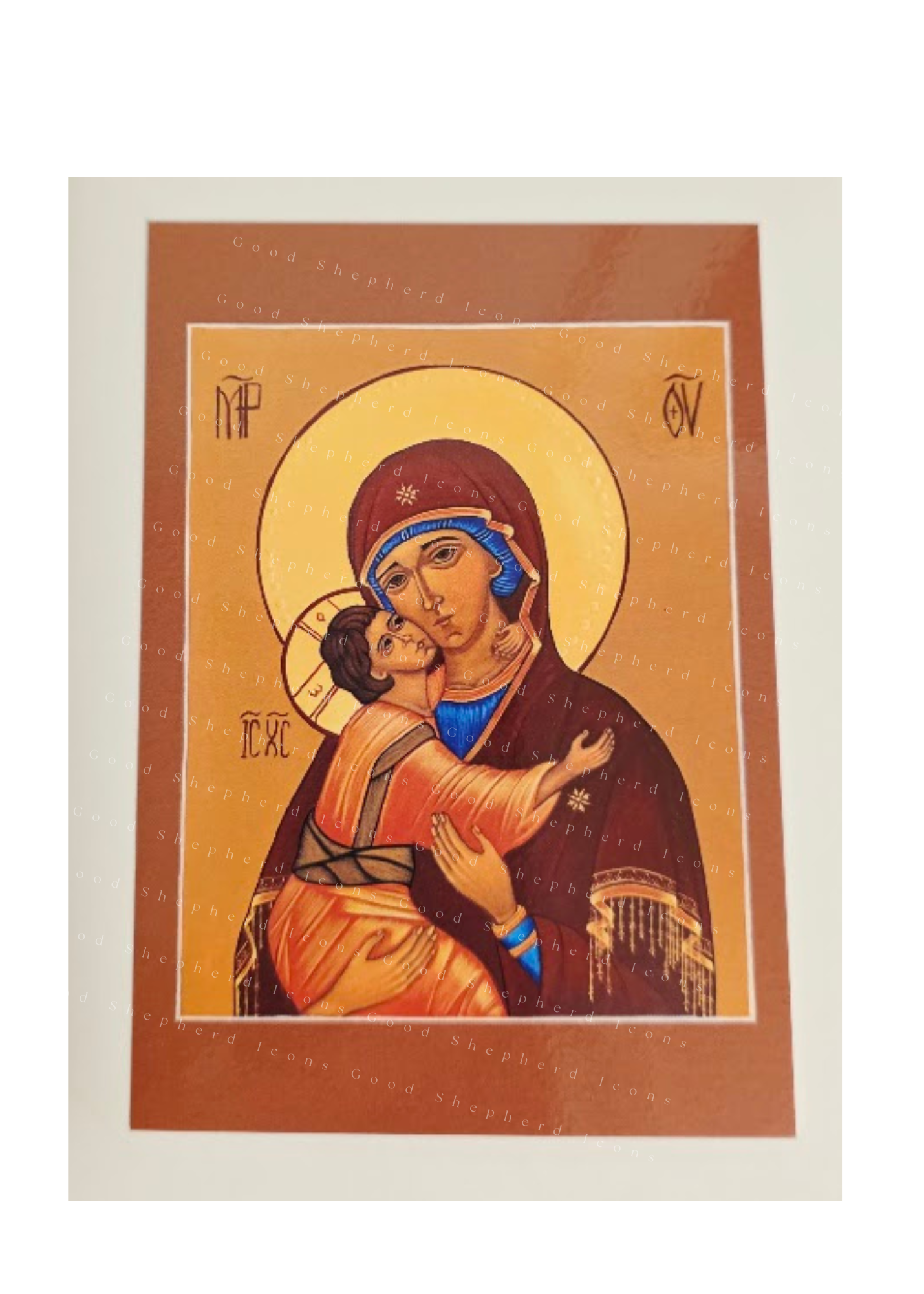 Our Lady of Vladamir Holy Card