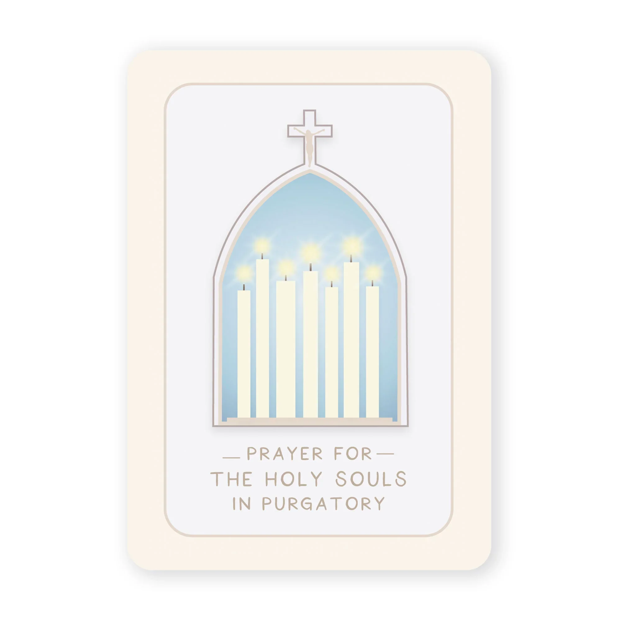 Prayer for the Holy Souls in Purgatory Prayer Card