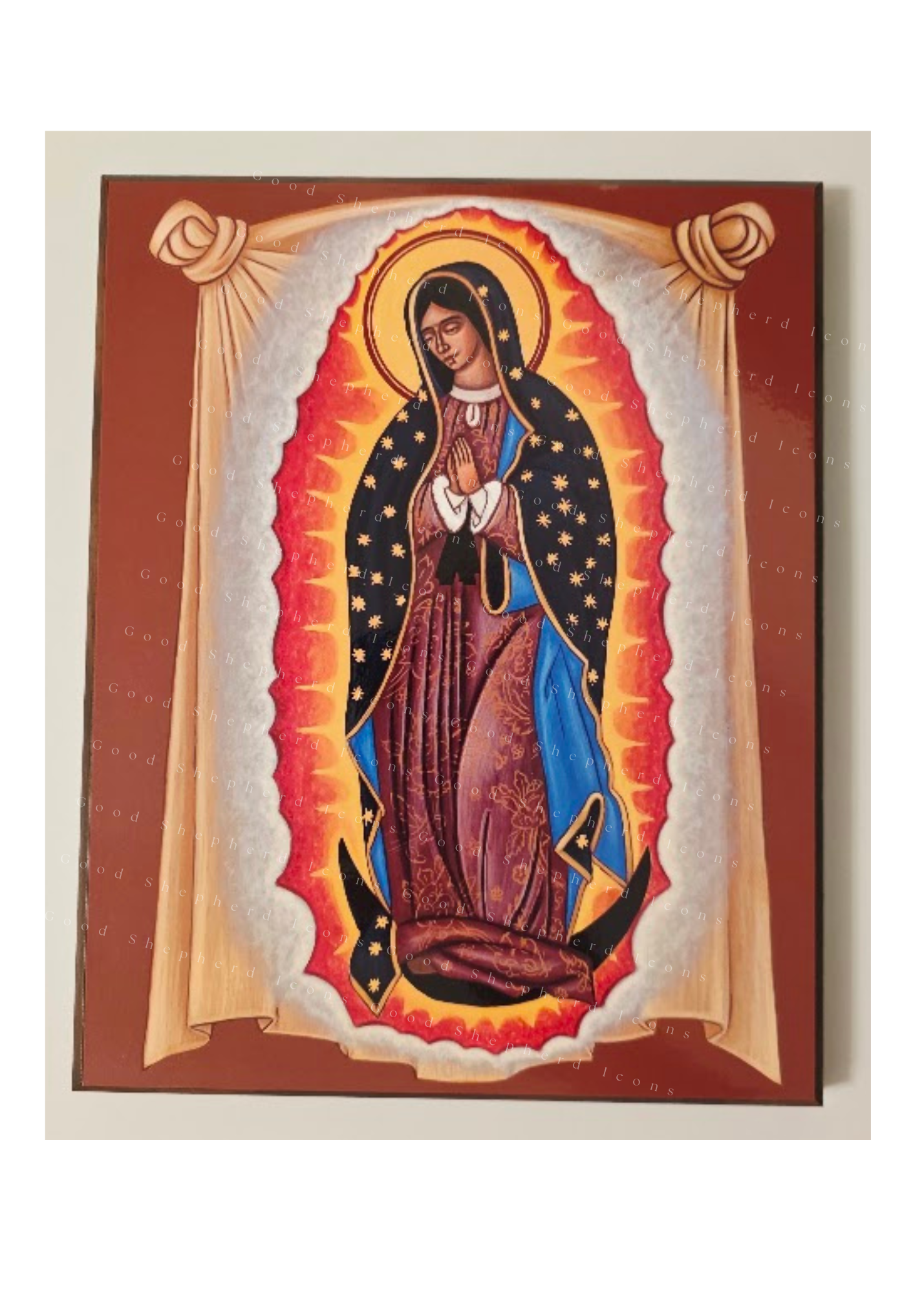 Our Lady of Guadalupe Icon Plaque
