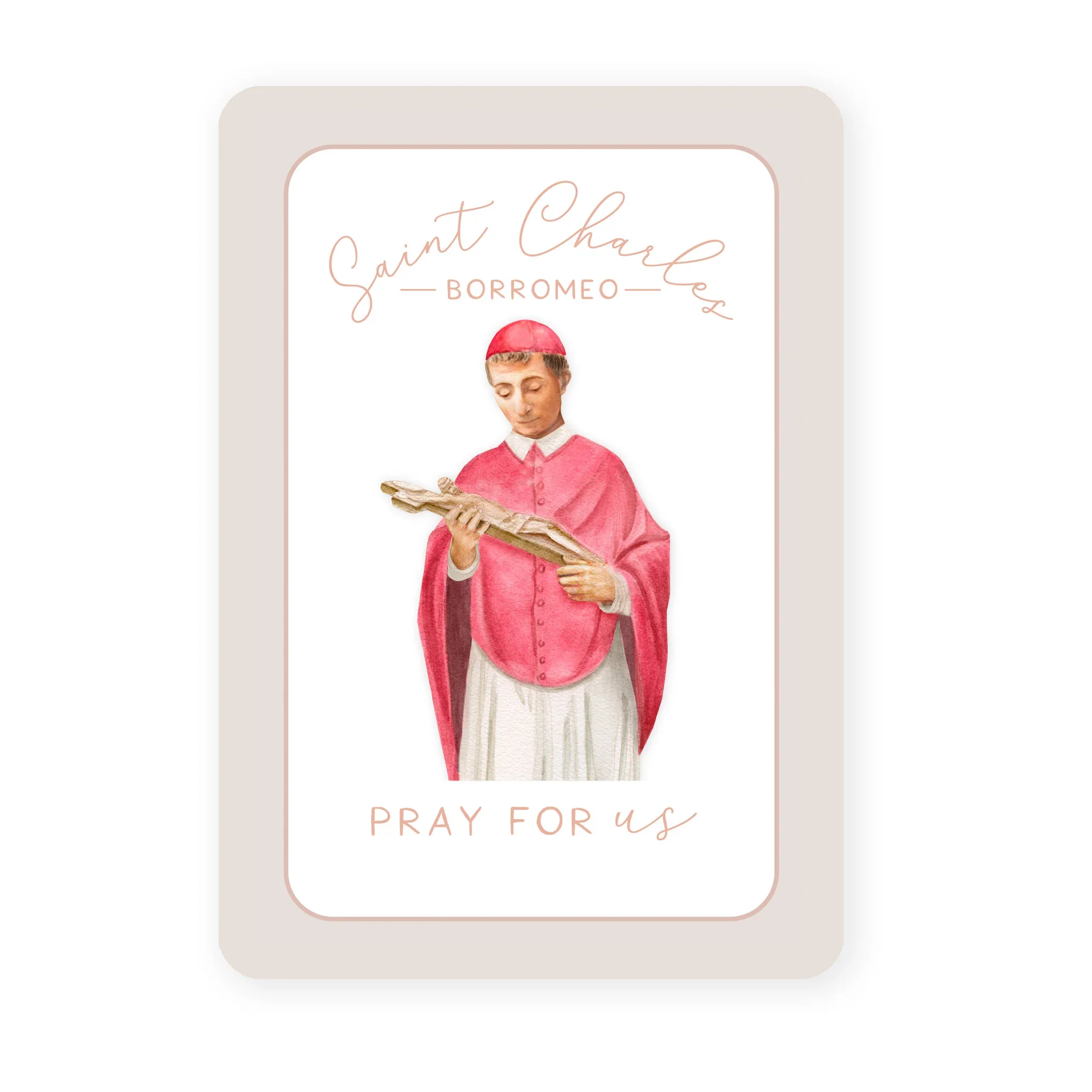 St. Charles Borromeo Prayer Card