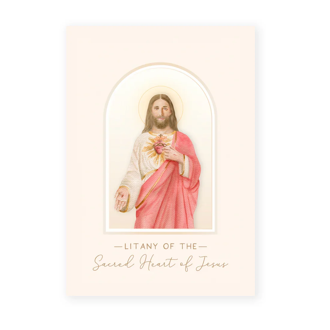Litany of the Sacred Heart of Jesus | Beige