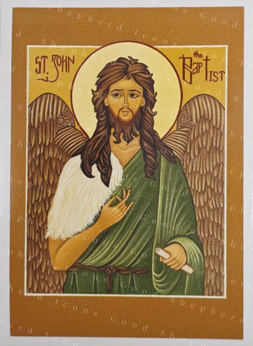 St. John the Baptist Vinyl Sticker