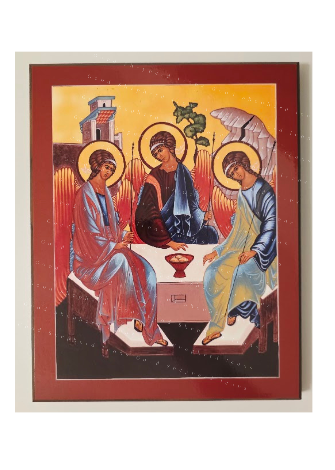 Holy Trinity Icon Plaque