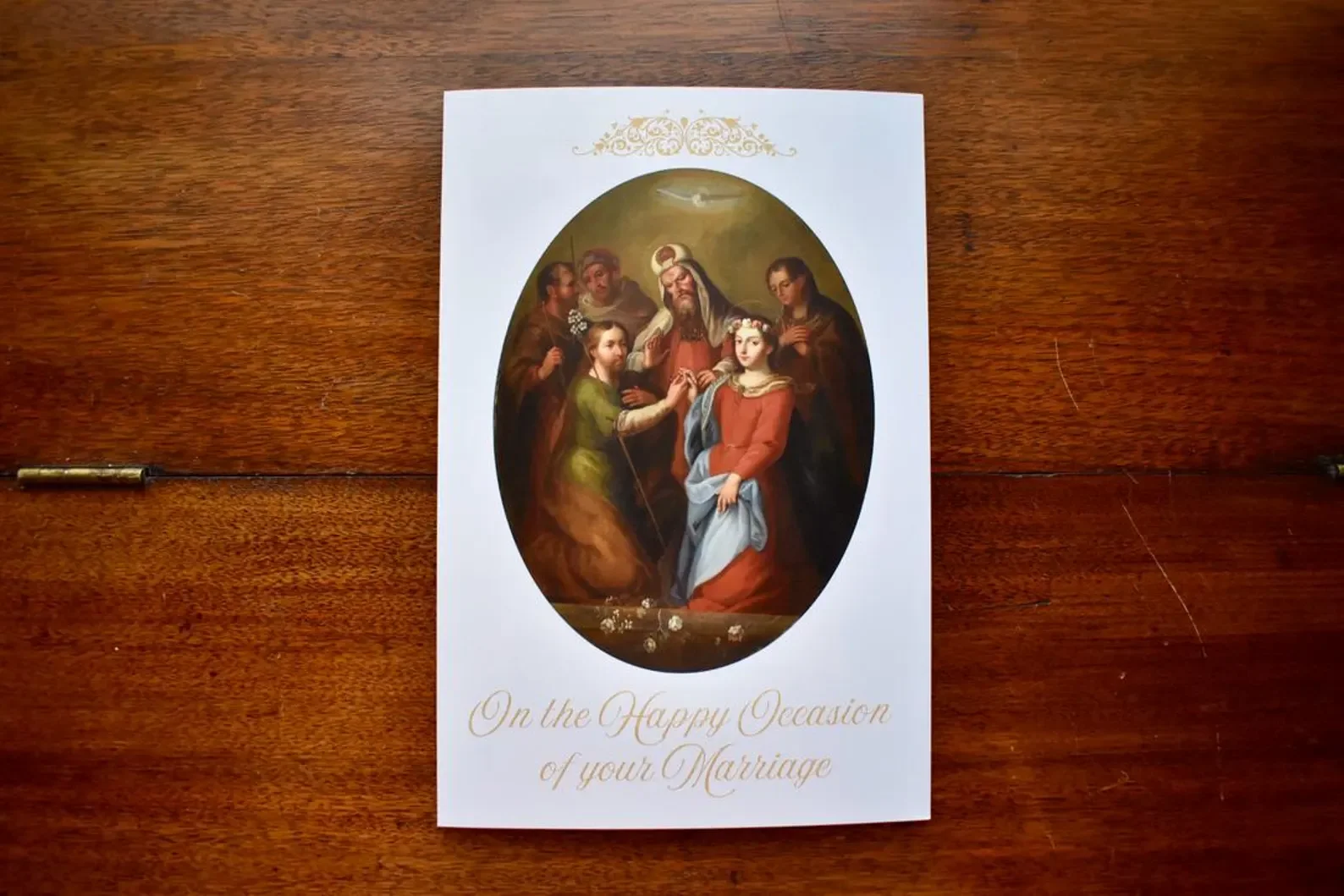 Wedding Keepsake Art Card for Bride and Groom