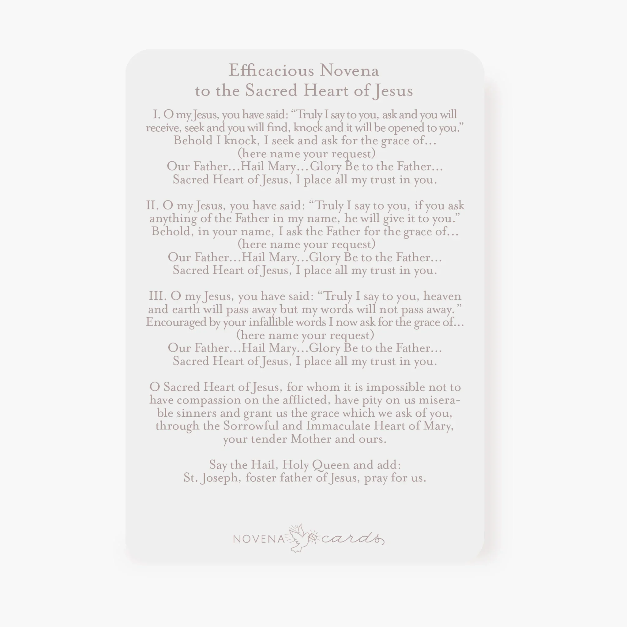 Efficacious_Novena_Sacred_Heart_Prayer_Card_Beige_Back.webp