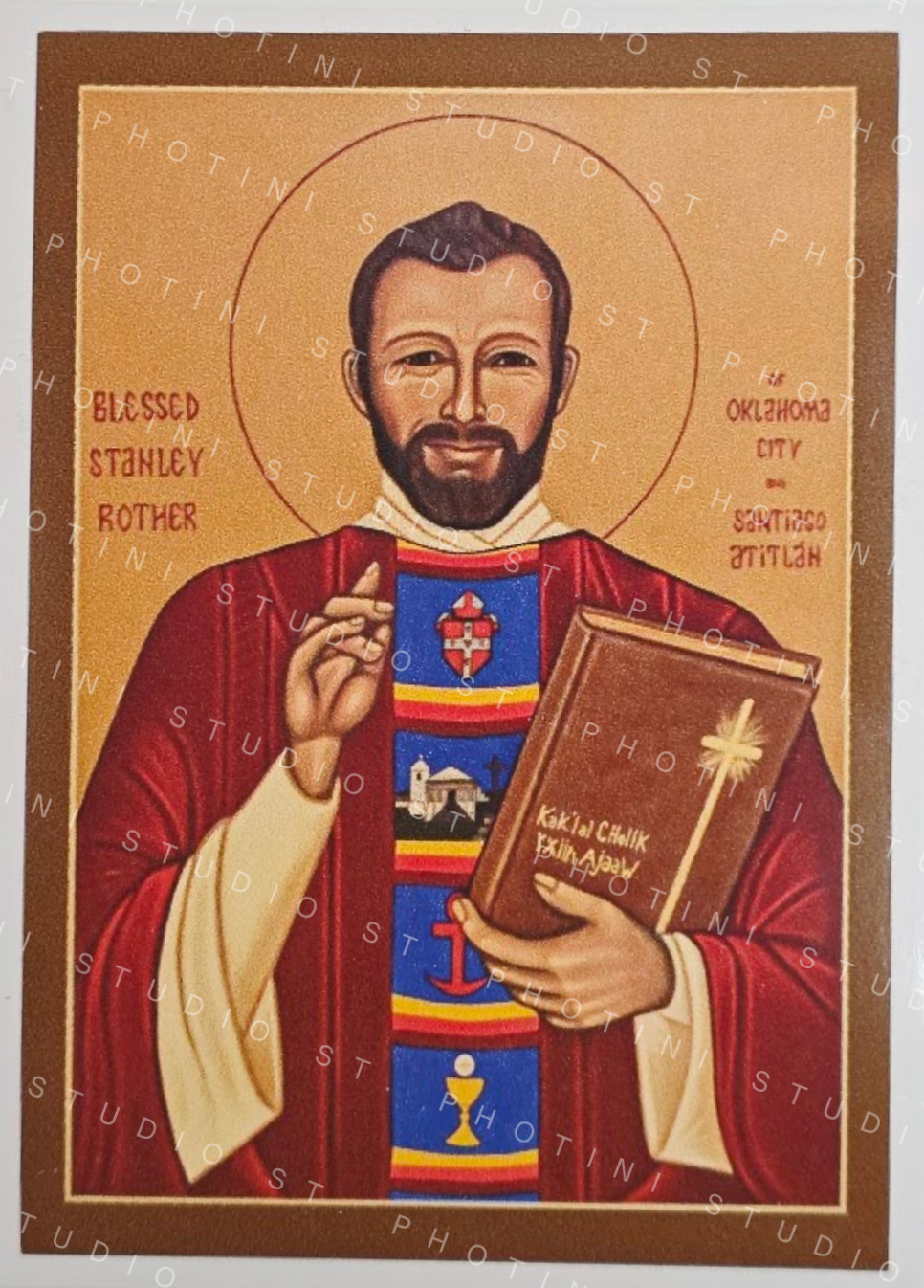 Blessed Stanley Rother Vinyl Sticker