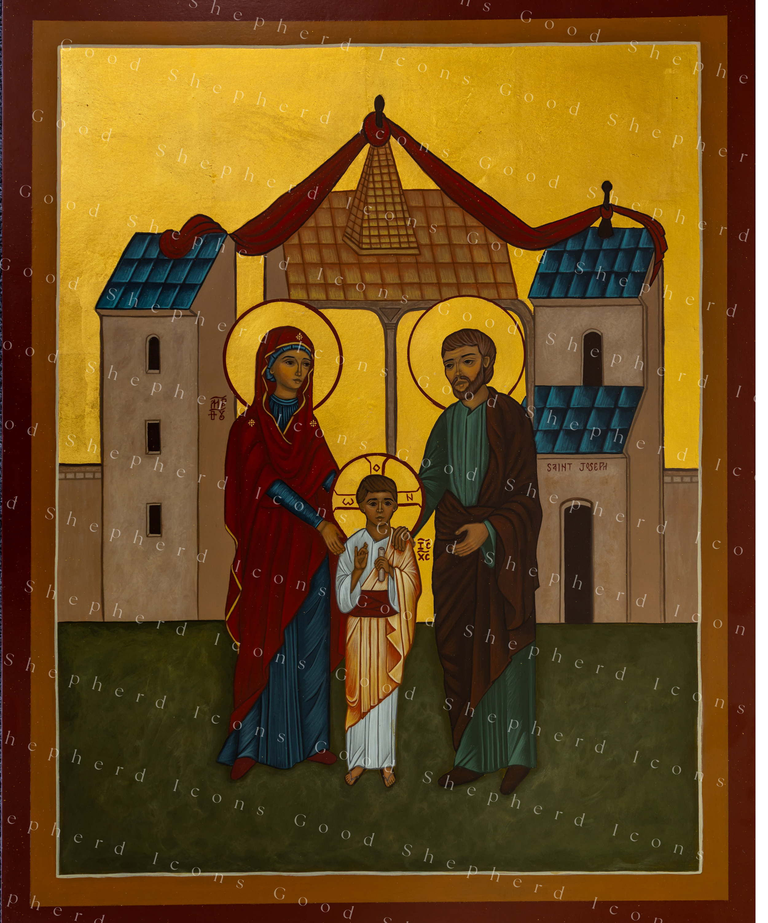 The Holy Family Plaque