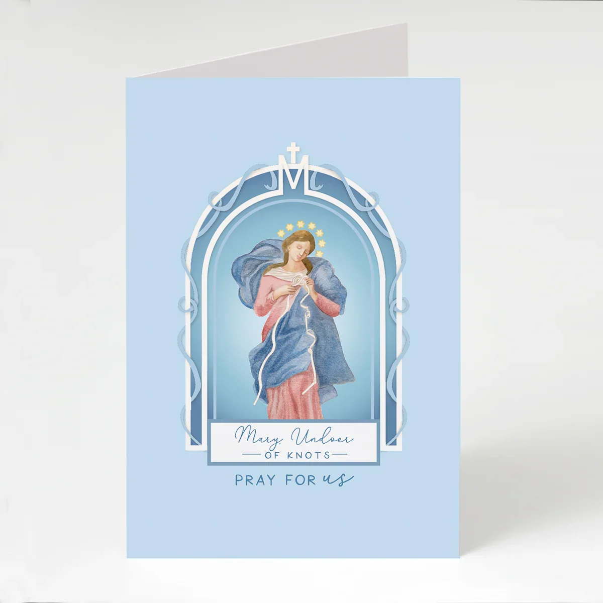 Mary, Undoer of Knots Prayer Card