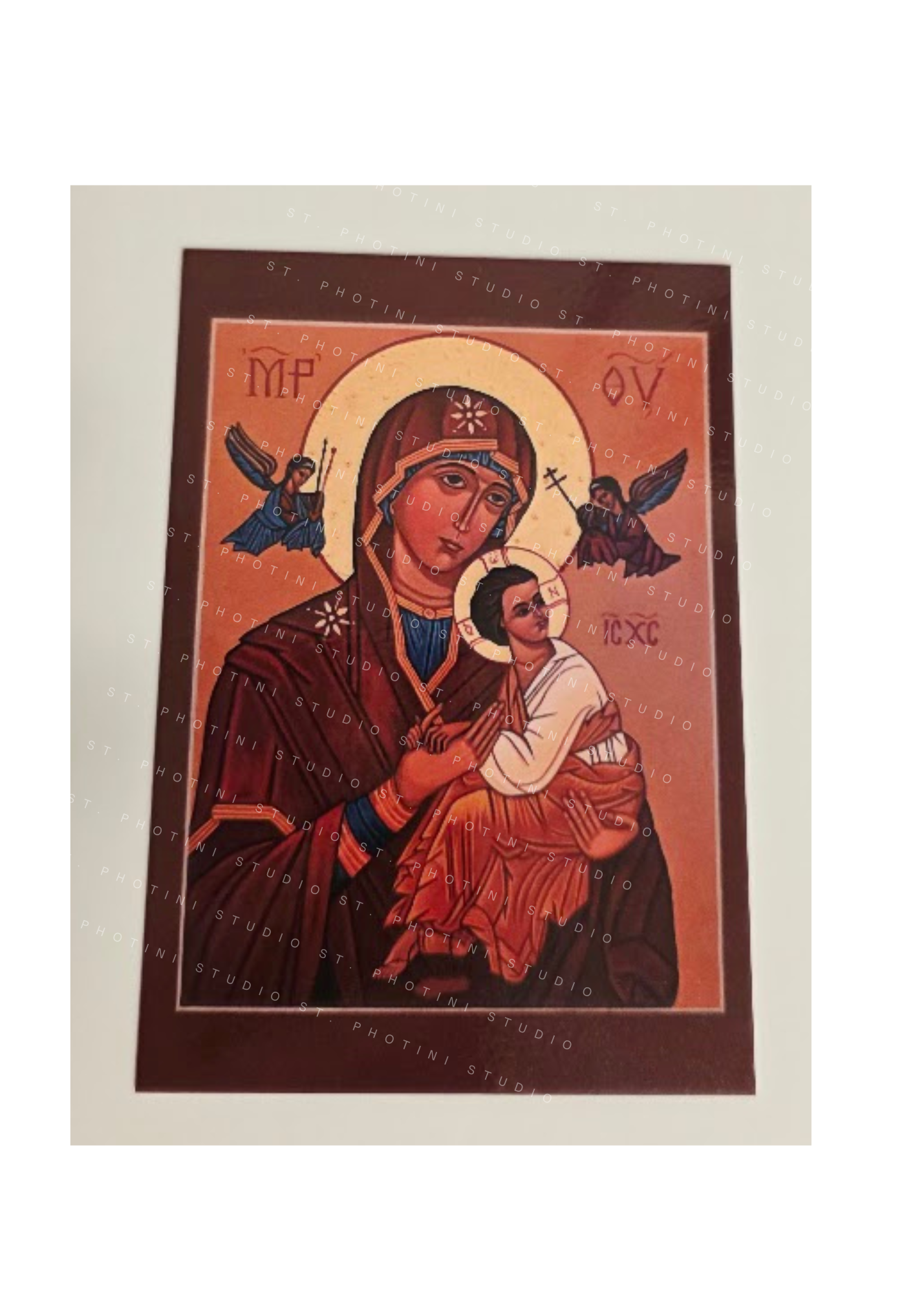 Our Lady of Perpetual Help Holy Card