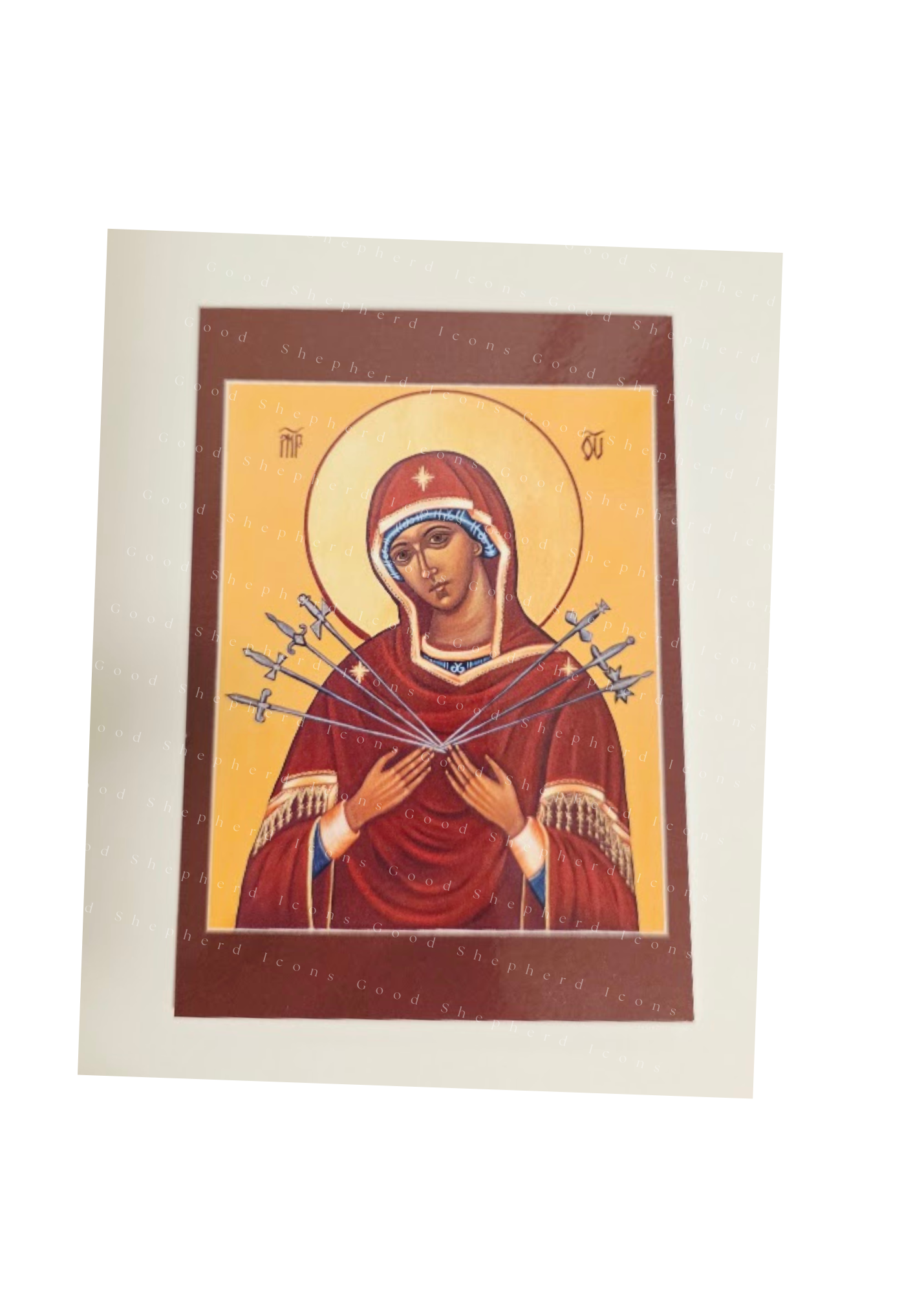 Our Lady of Sorrows Holy Card