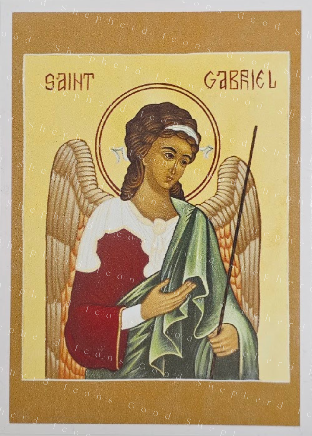 Saint Gabriel Vinyl Sticker
