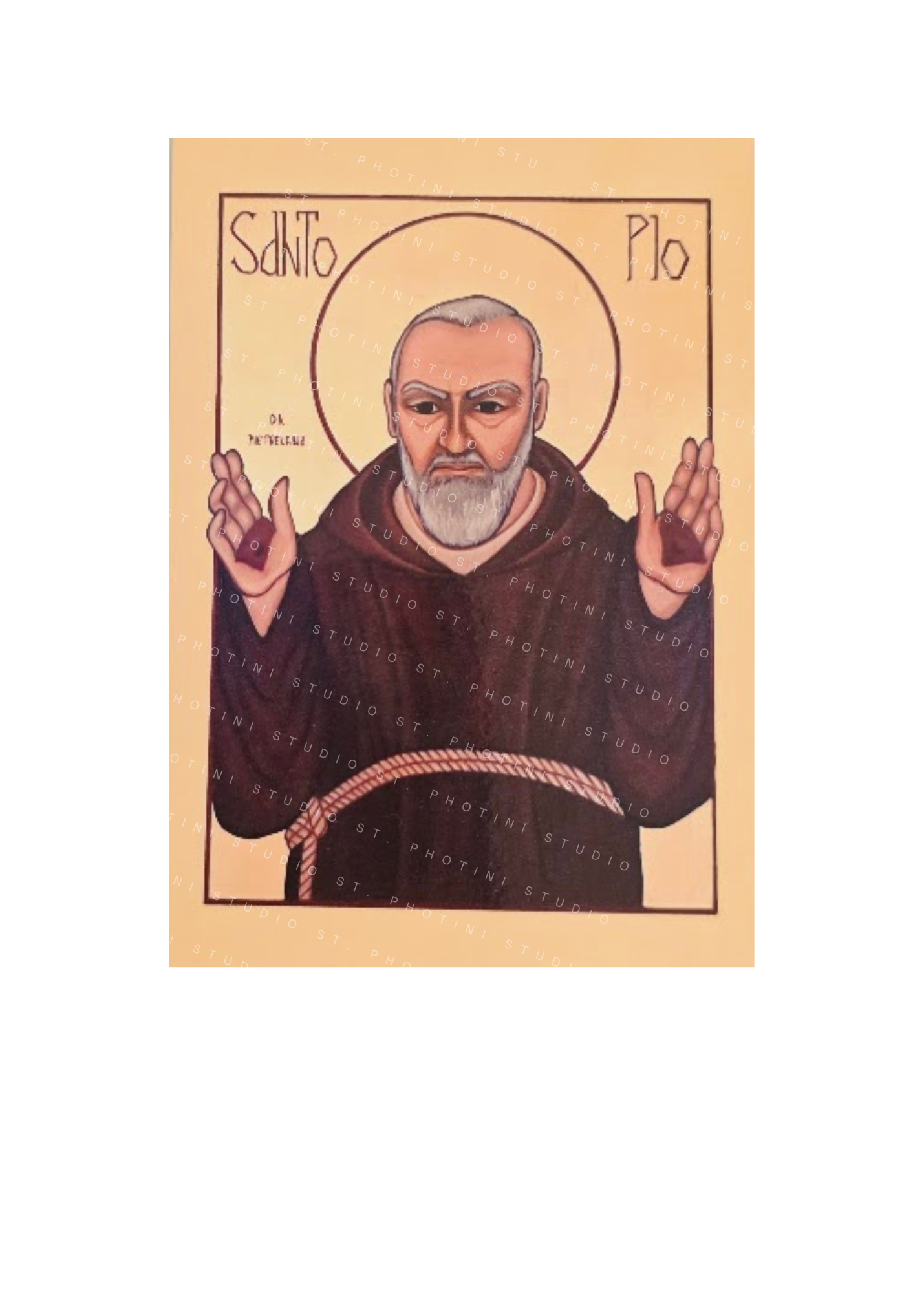 St. Padre Pio Holy Card