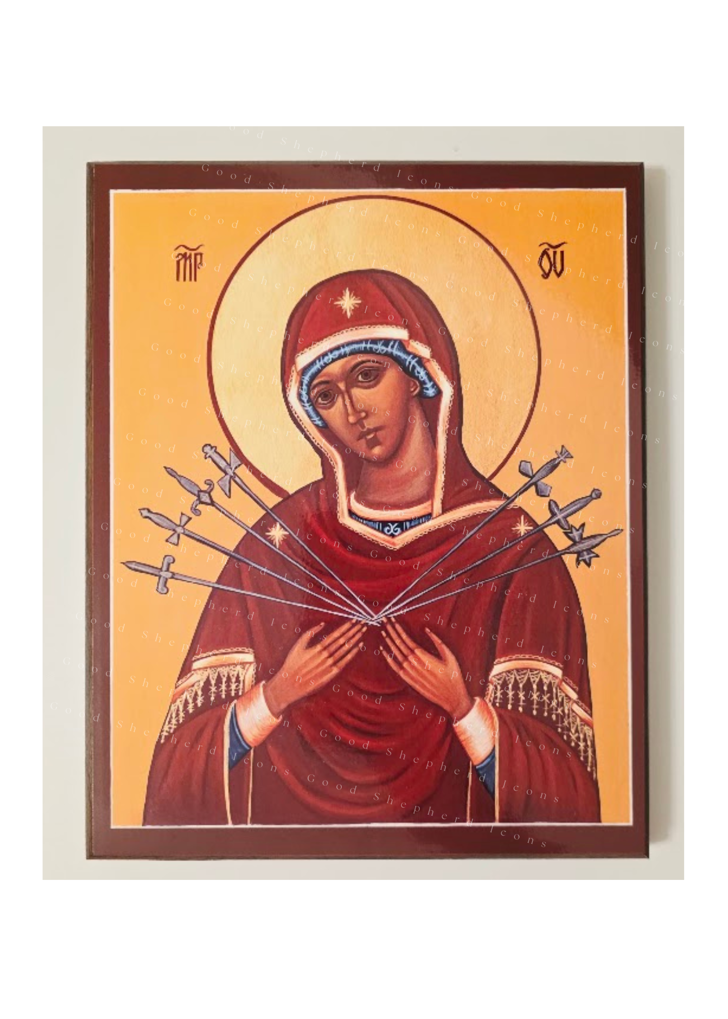 Our Lady of Sorrows Icon Plaque