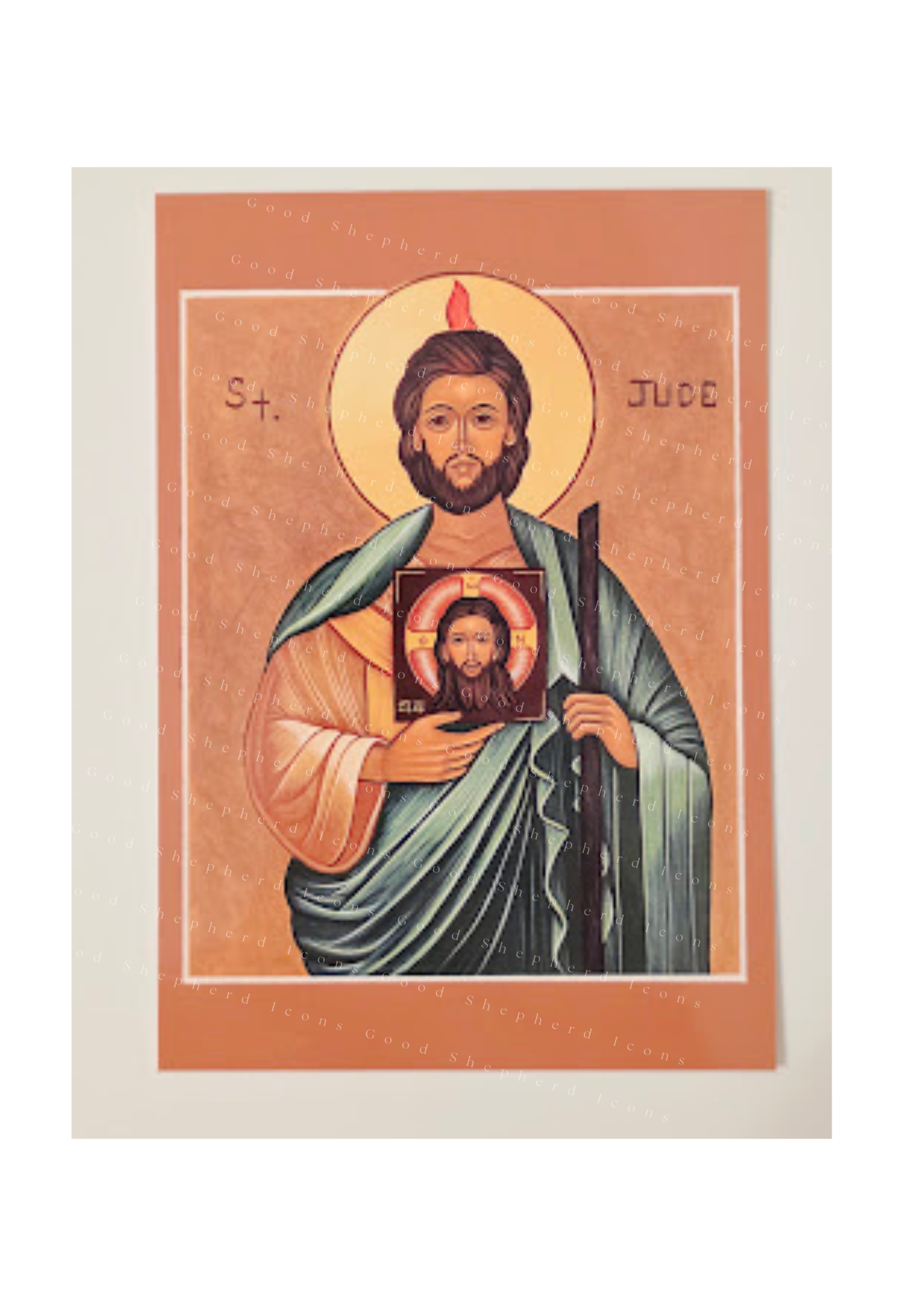 St. Jude Icon Holy Card