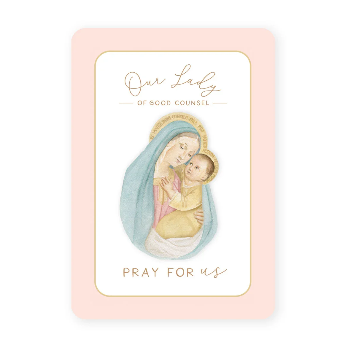 Our Lady of Good Counsel Prayer Card