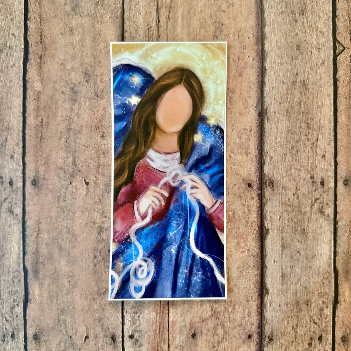 Our Lady Undoer of Knots Sticker