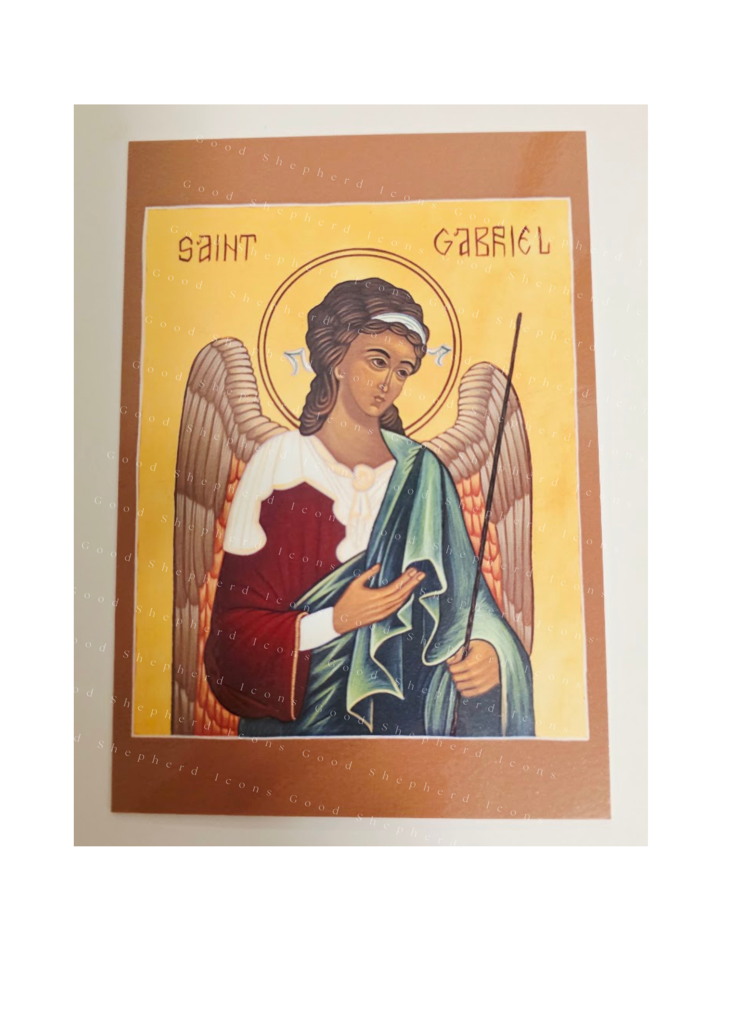 St. Gabriel Holy Card