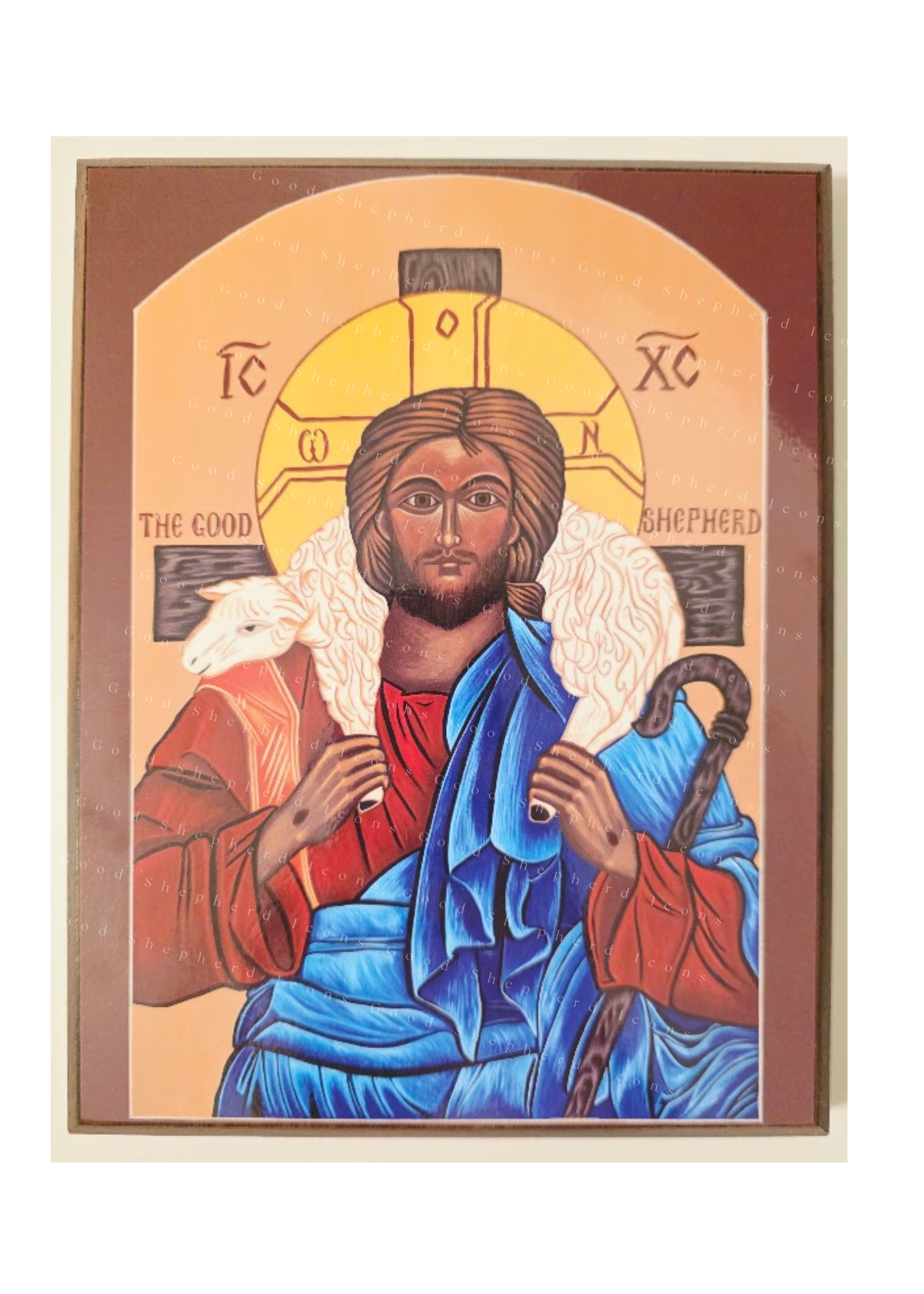 The Good Shepherd Icon Plaque