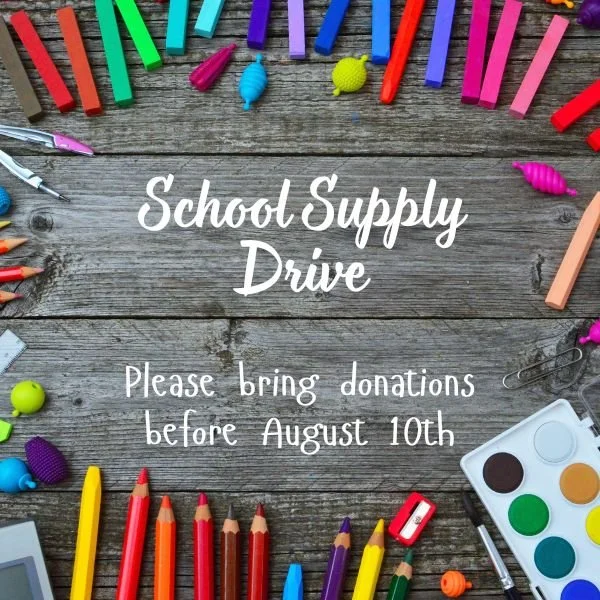 School Supply Drive