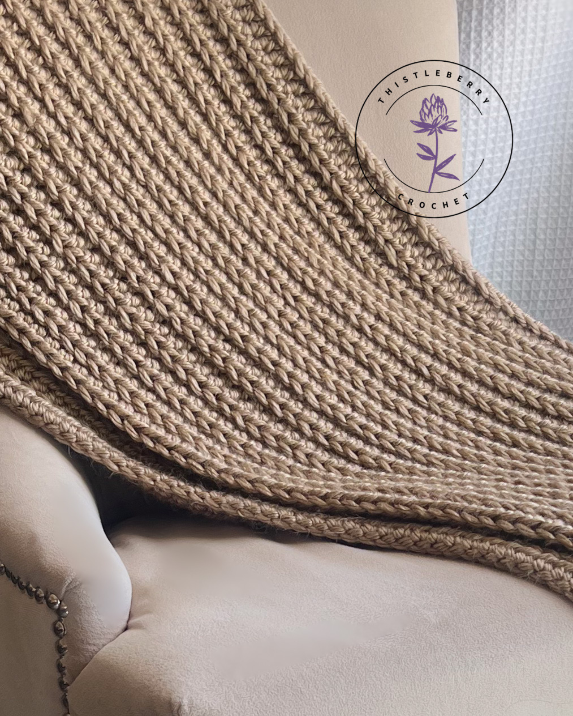 Golden Ridges Lapghan Pattern