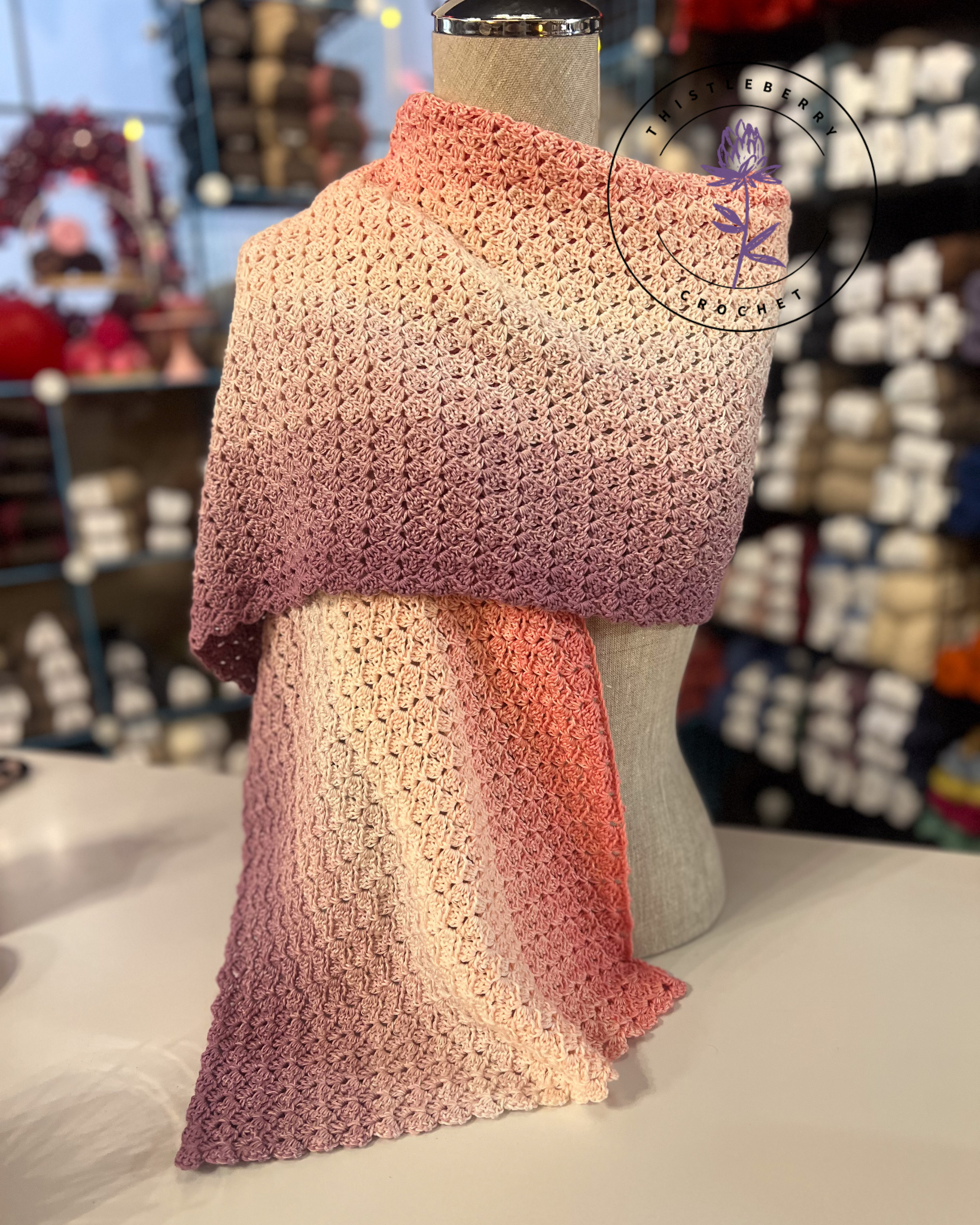 Springtime Blooms Shawl