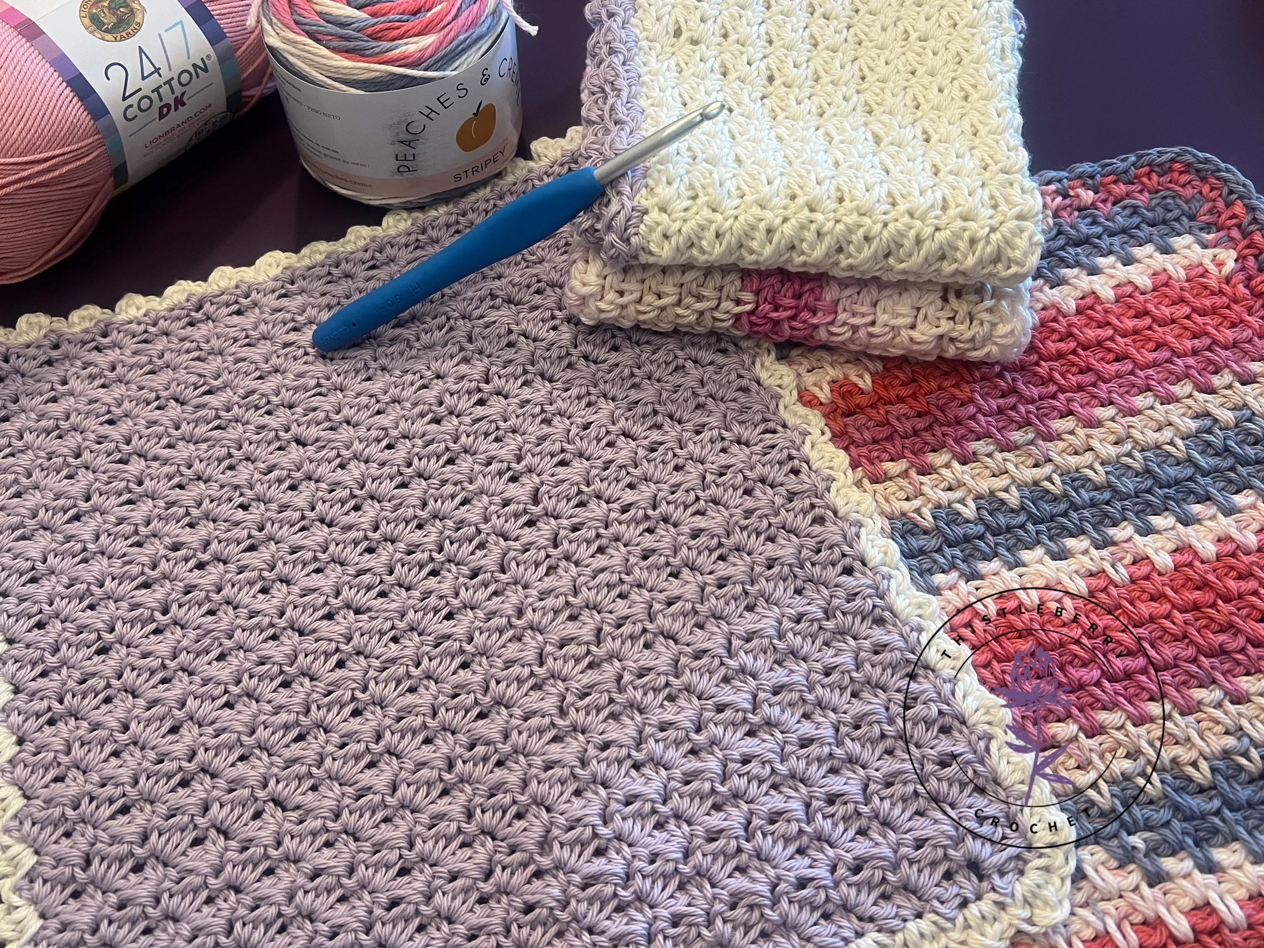 2 Cute Crochet Washcloth Patterns