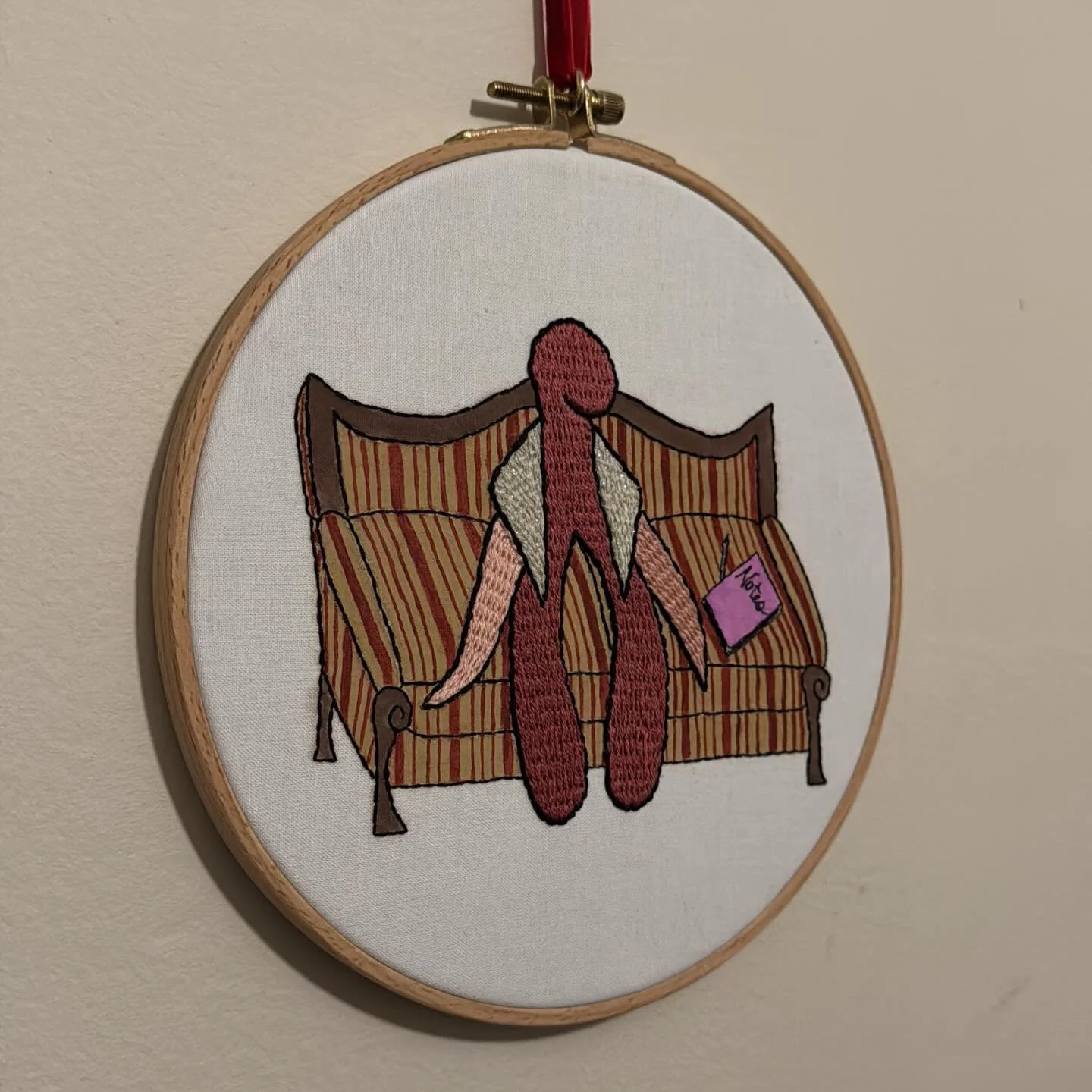 Custom clit embroidery by Hell and Scissors