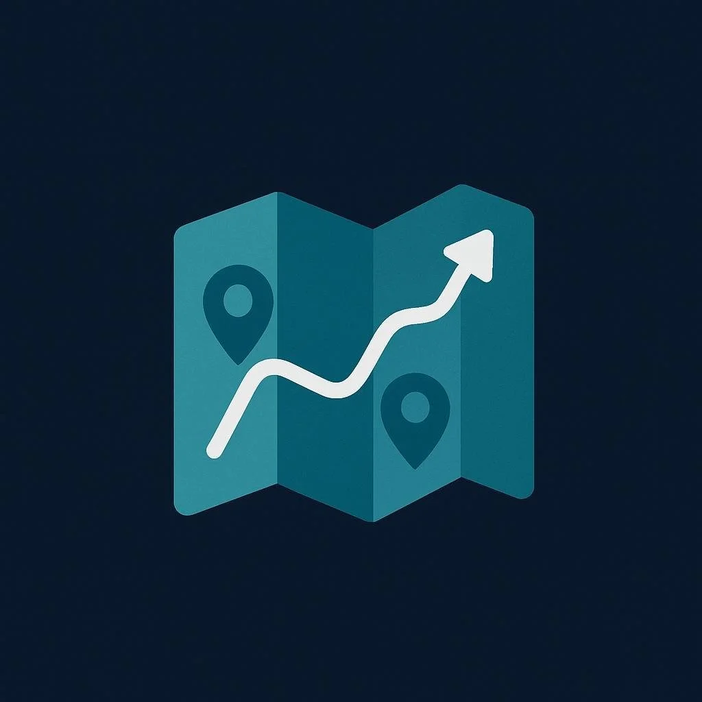 IT Roadmap - map icon