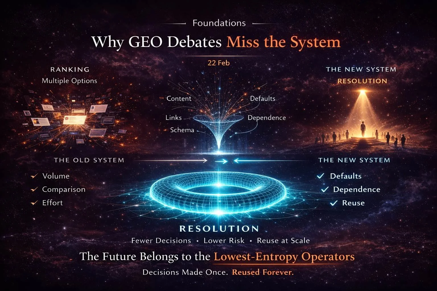 Foundations: Why GEO Debates Miss the System