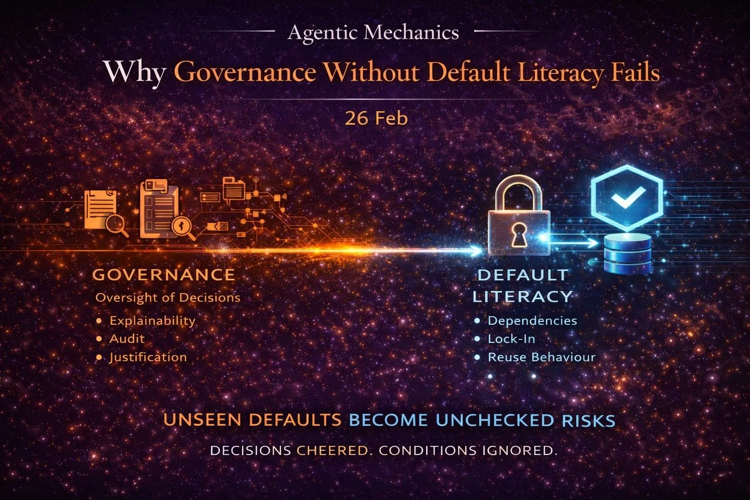 Agentic Mechanics 08: Why Governance Without Default Literacy Fails