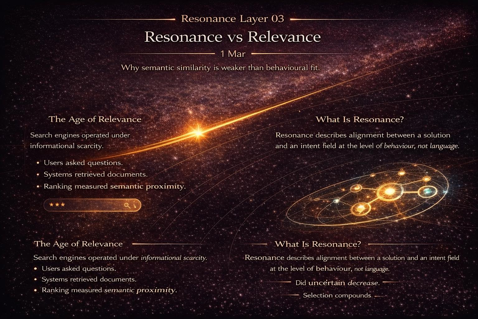 Resonance Layer 03 — Resonance vs Relevance