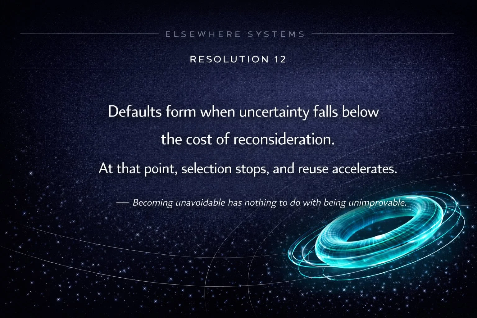 What Makes Something Become the Default?