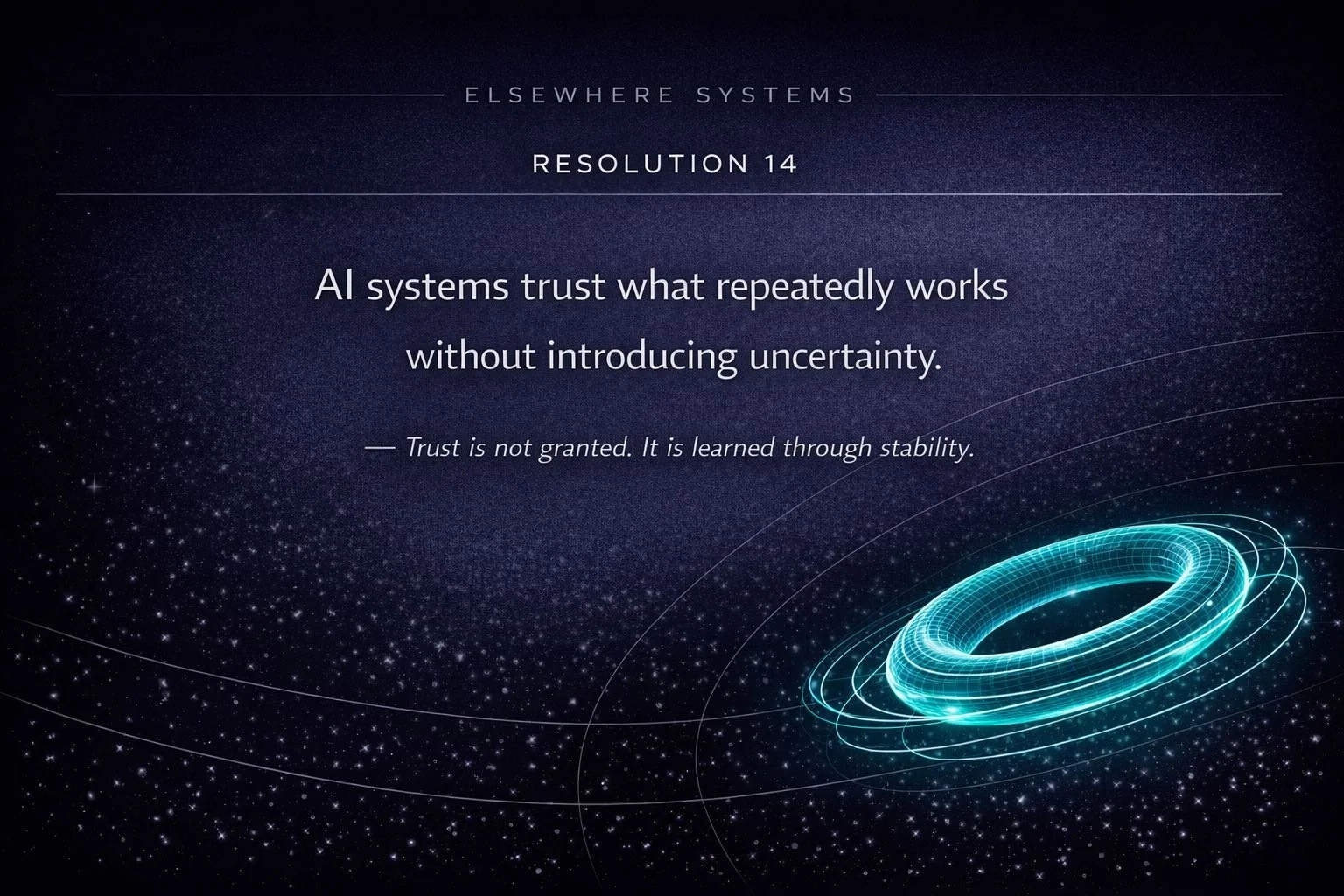 What Creates Trust for AI Systems?