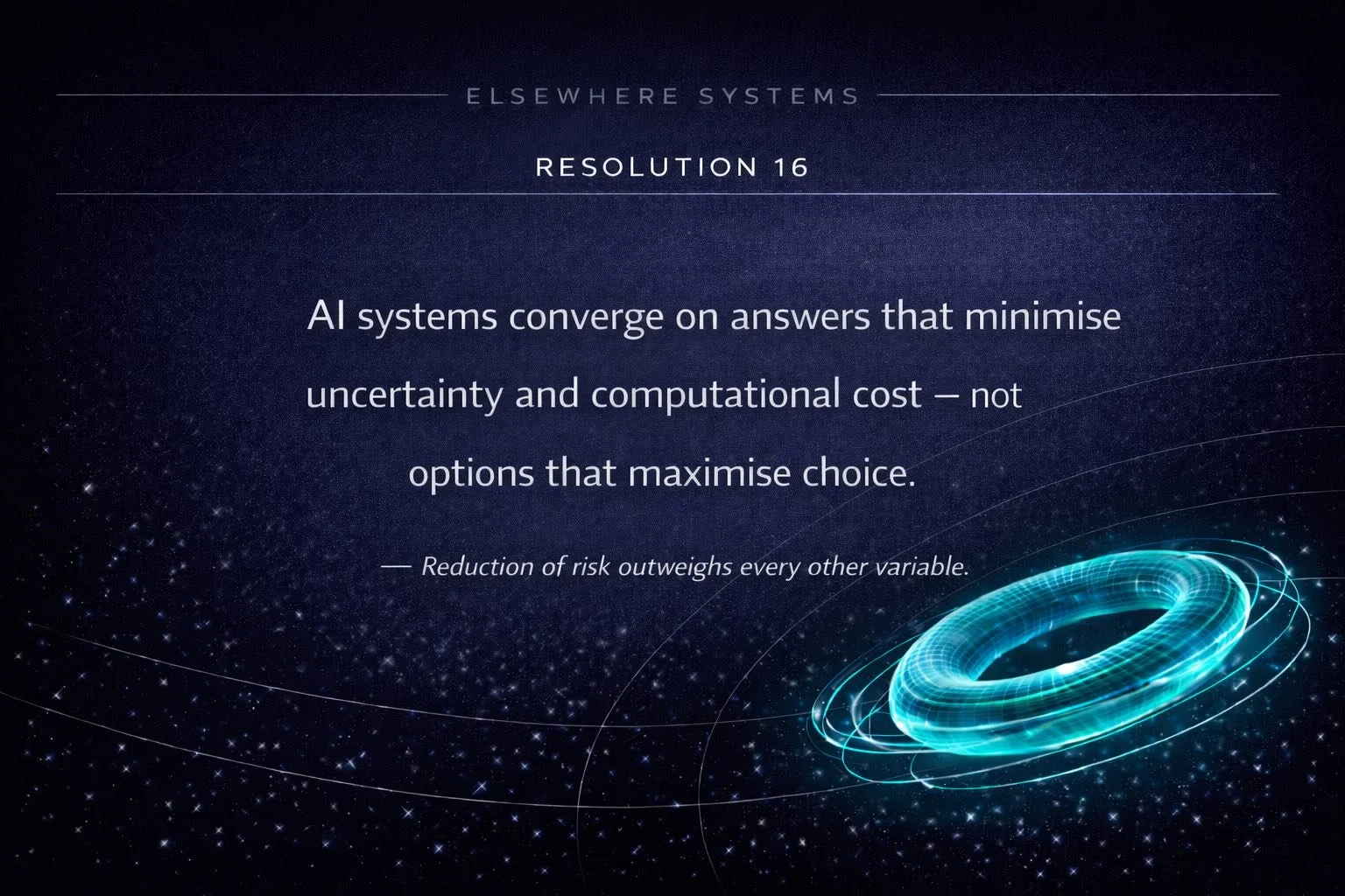 Why AI Systems Converge on One Answer