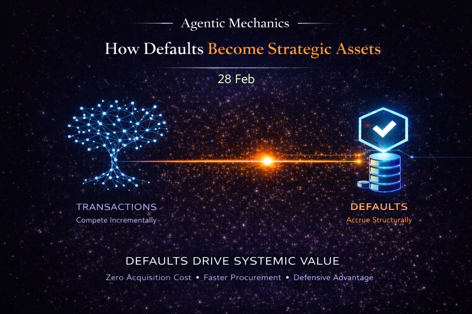 Agentic Mechanics 10: How Defaults Become Strategic Assets