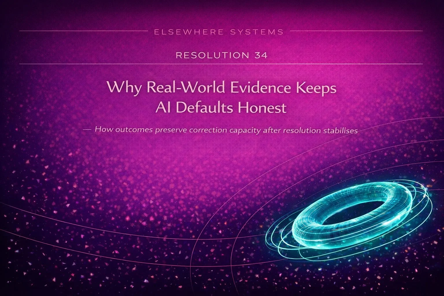 Why Real-World Evidence Keeps AI Defaults Honest