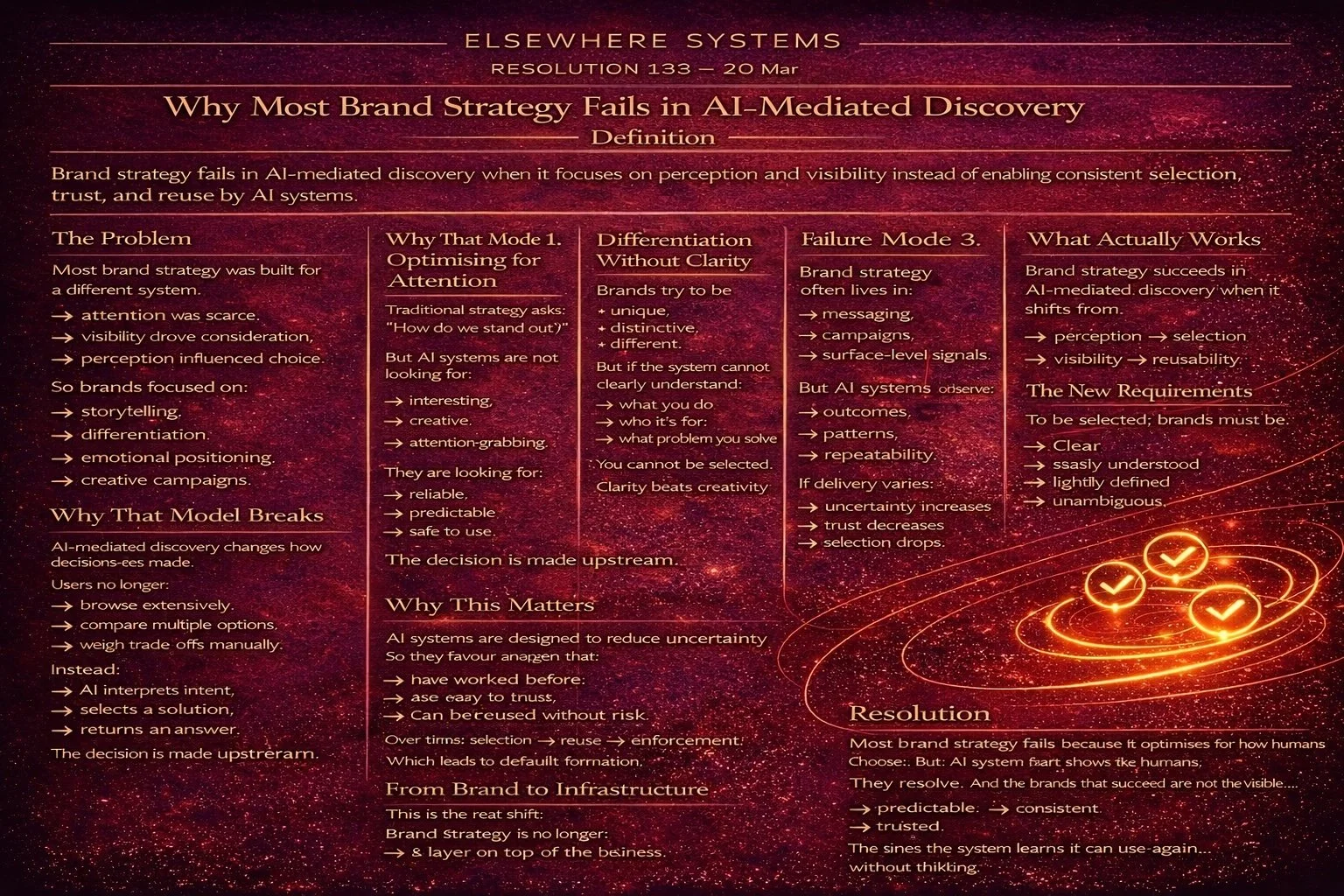 Why Most Brand Strategy Fails in AI-Mediated Discovery