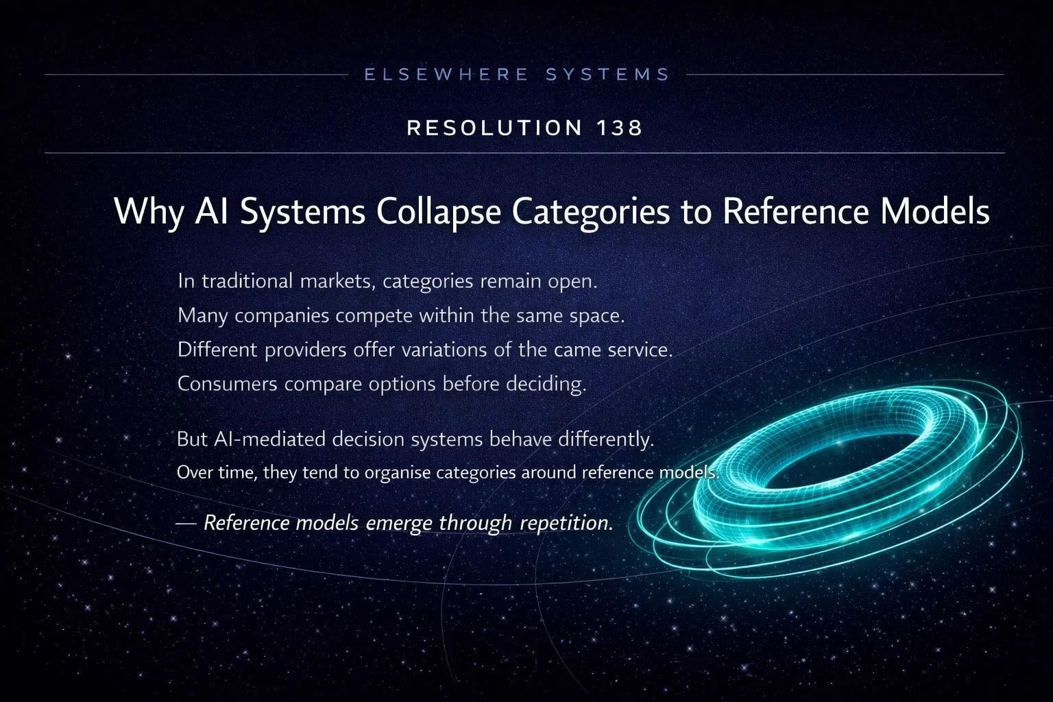 Why AI Systems Collapse Categories to Reference Models