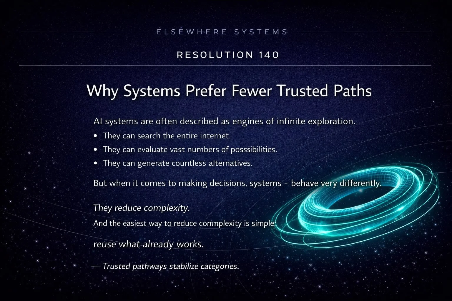 Why Systems Prefer Fewer Trusted Paths