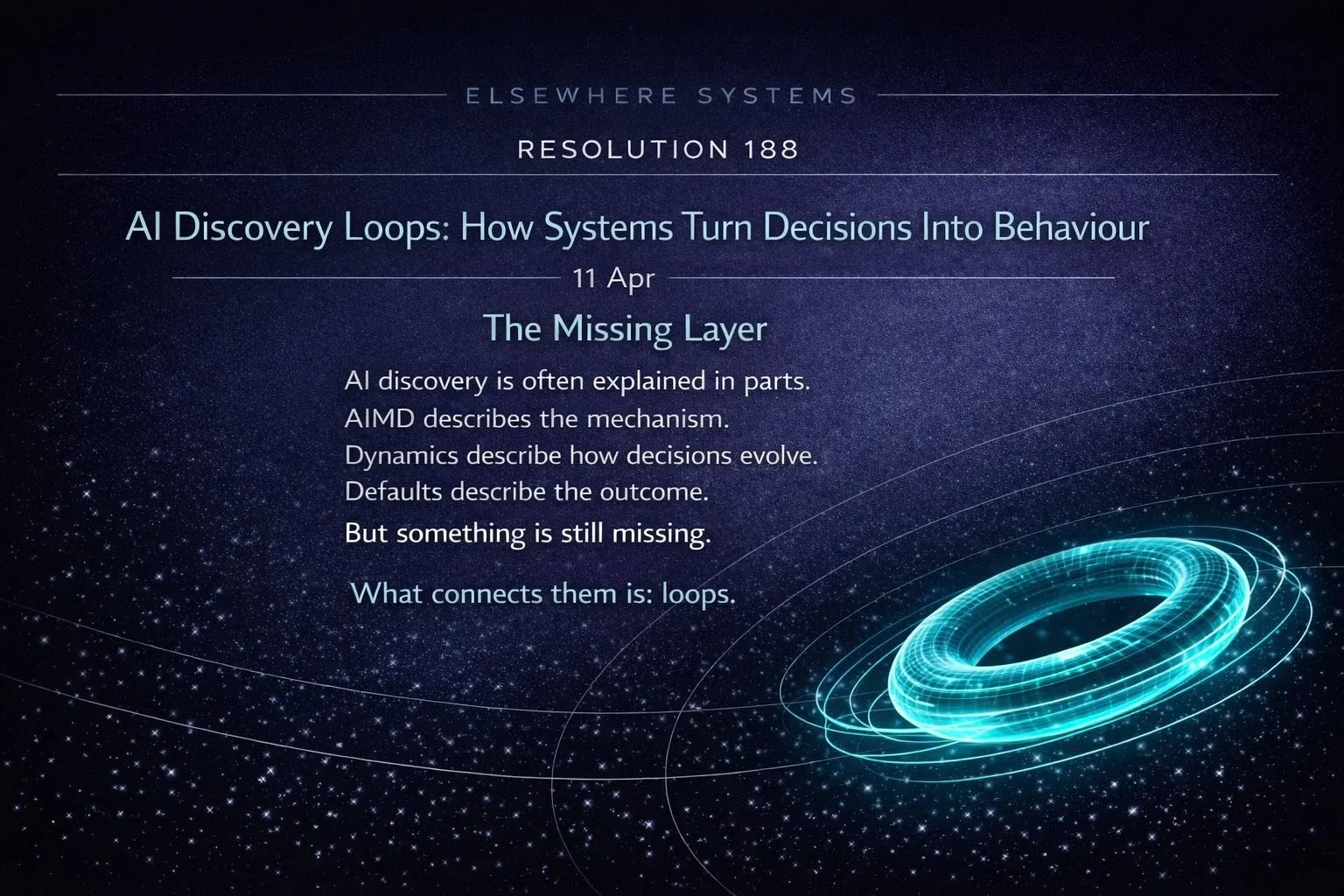 AI Discovery Loops: How Systems Turn Decisions Into Behaviour