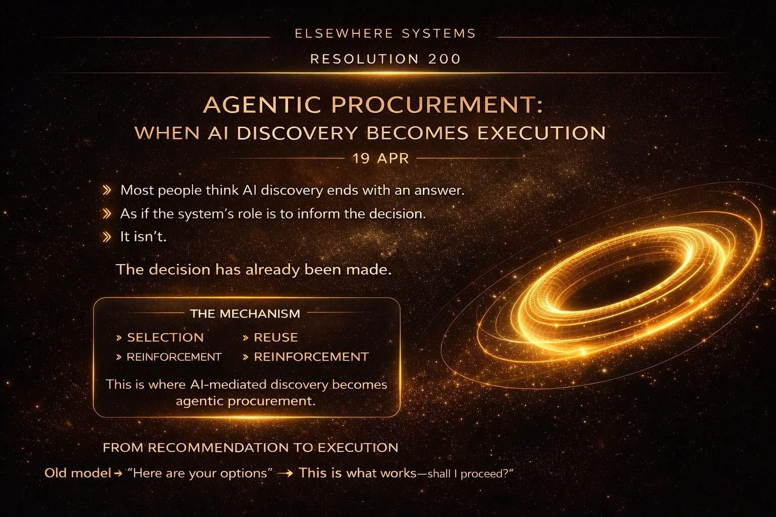 Agentic Procurement: When AI Discovery Becomes Execution