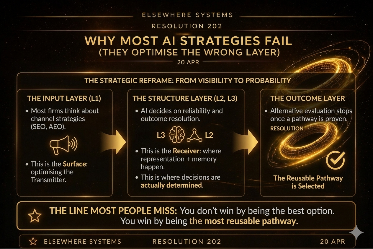 Why Most AI Strategies Fail (They Optimise the Wrong Layer)