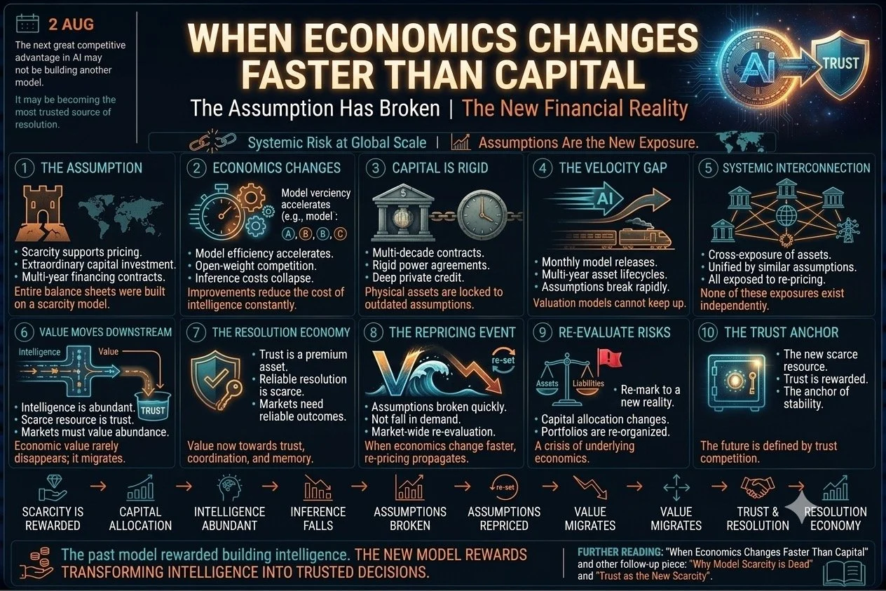 When Economics Changes Faster Than Capital