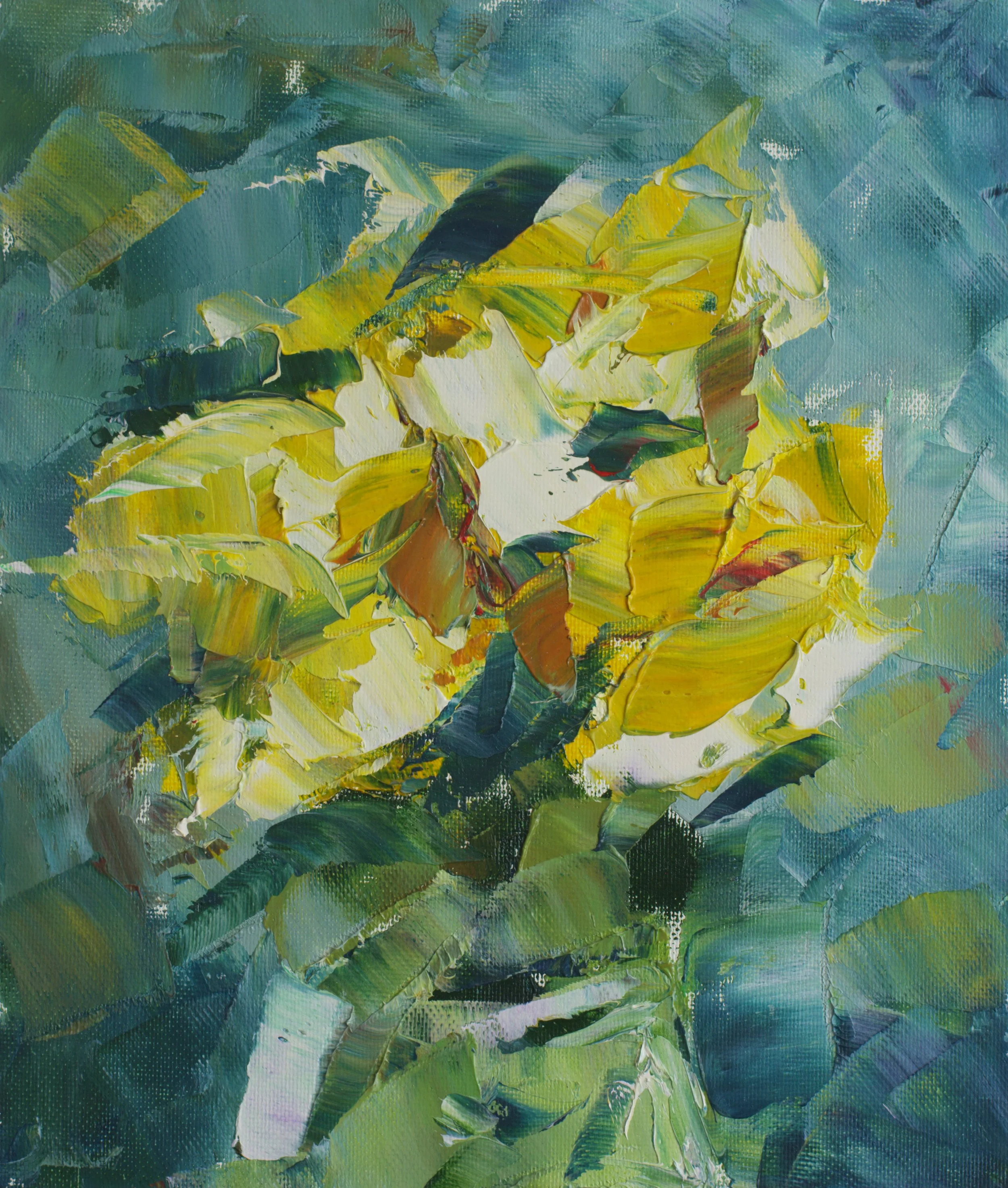 Abstract Bouquet, 2024
Oil on canvas
20 × 17 cm