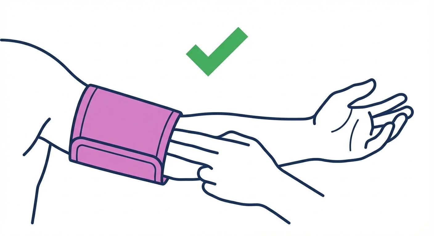 Ensure that you BP fits properly