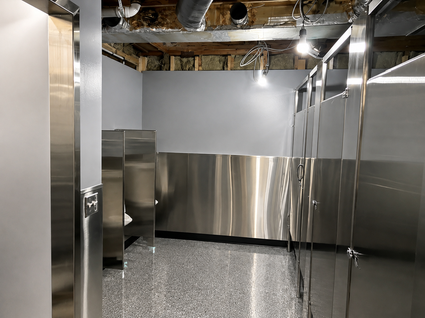 Epoxy floor bathroom